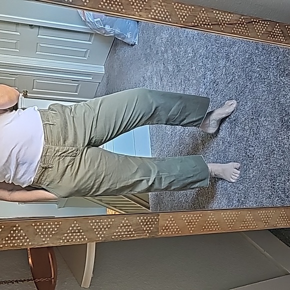 STUNNING FRAME LE TOMBOY KHAKI TROUSERS - Picture 2 of 10